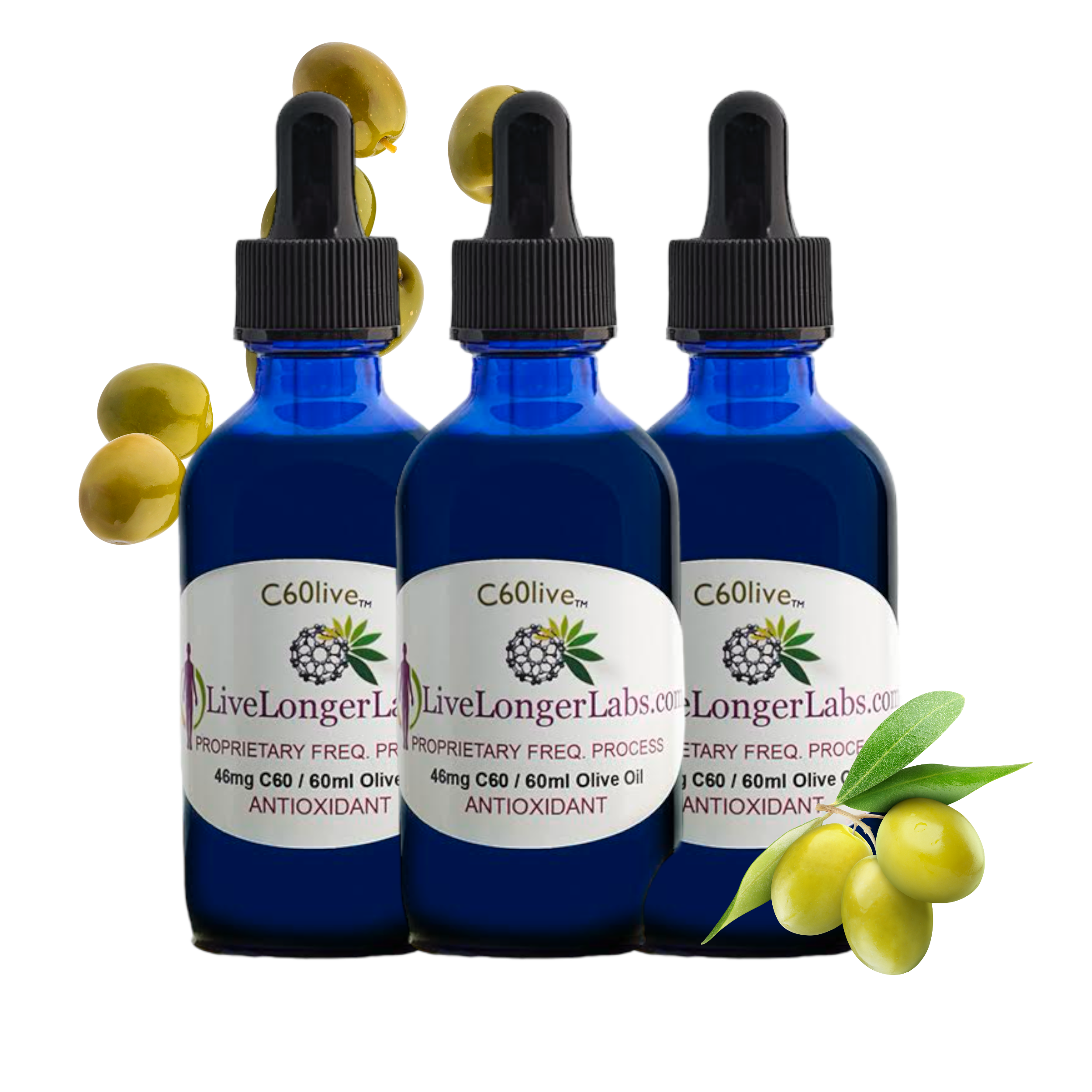 C60 Fullerene Olive Oil