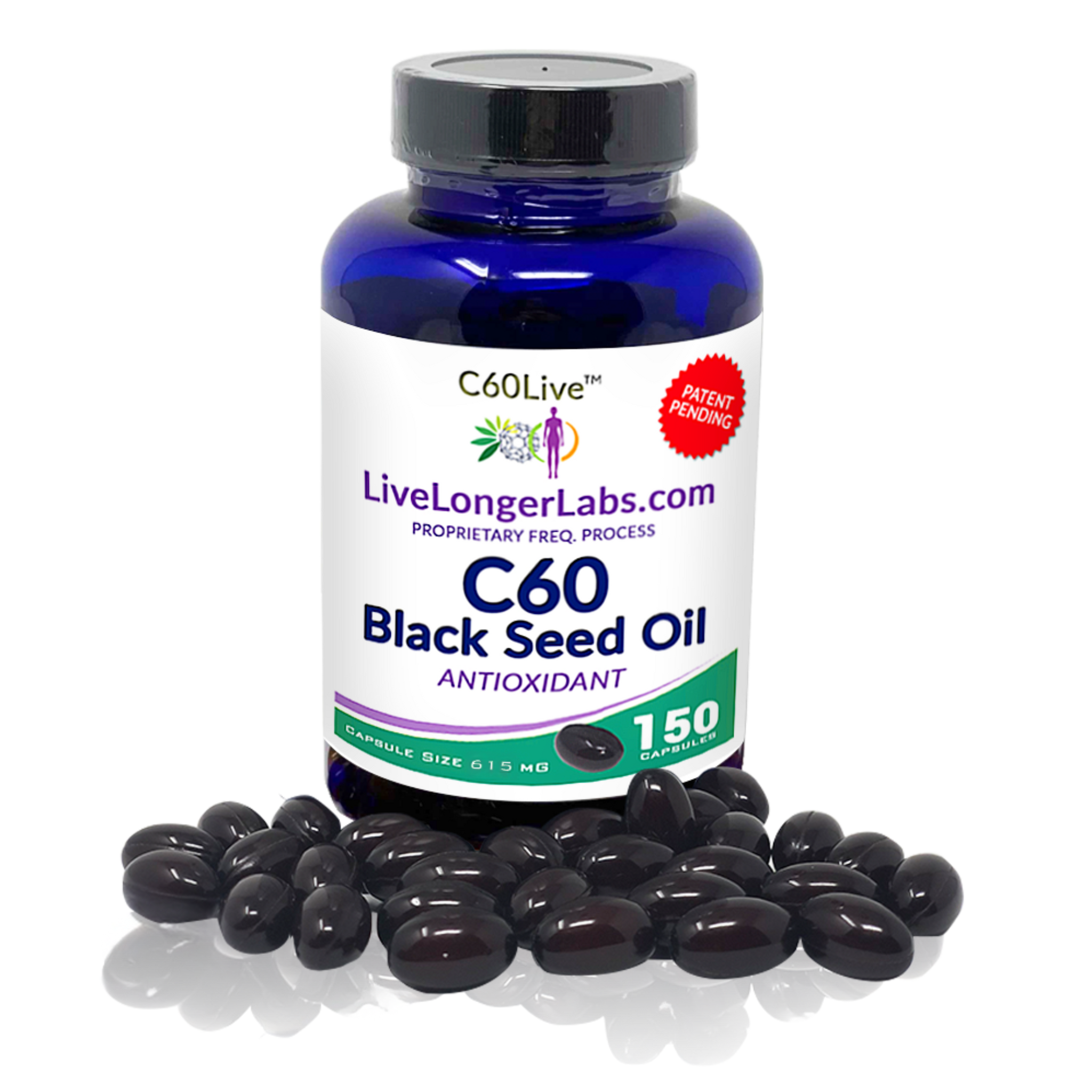 C60 Black Seed Oil Capsules