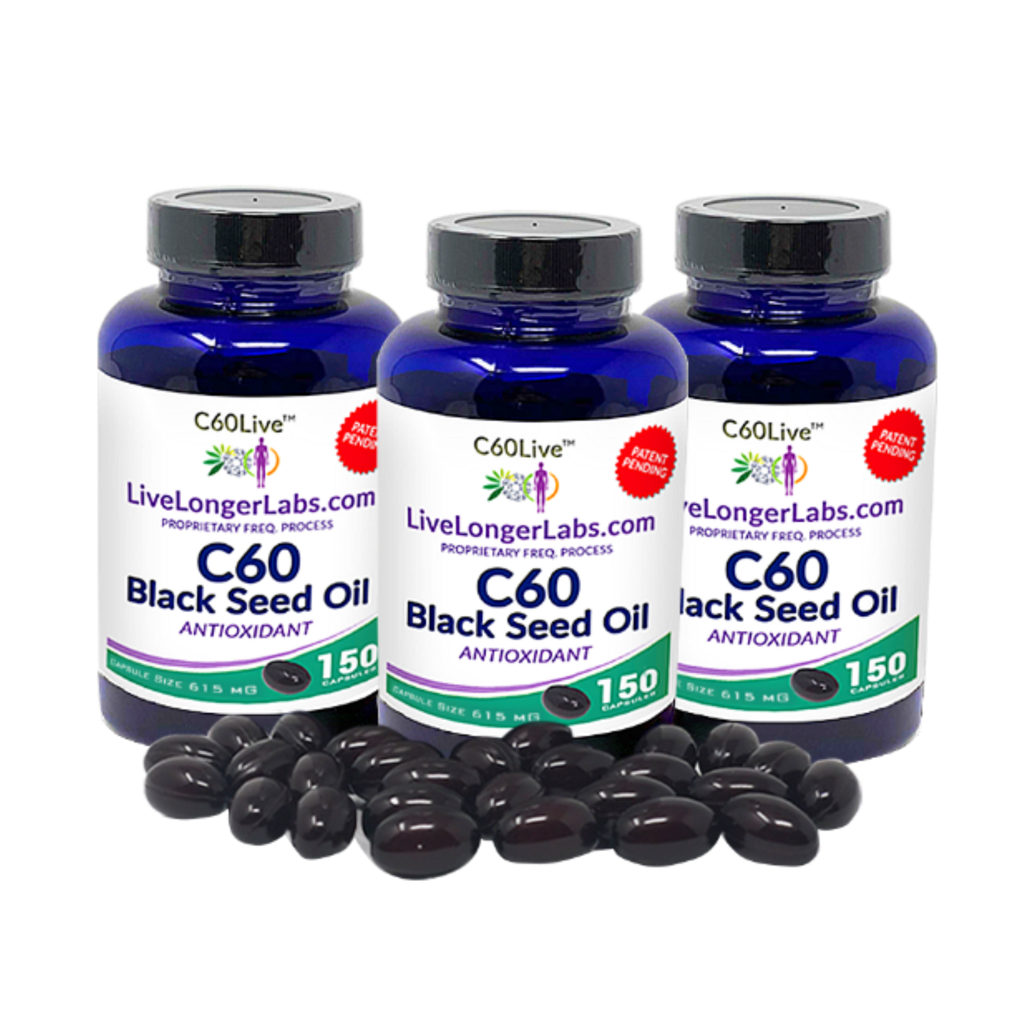 C60 Black Seed Oil Capsules